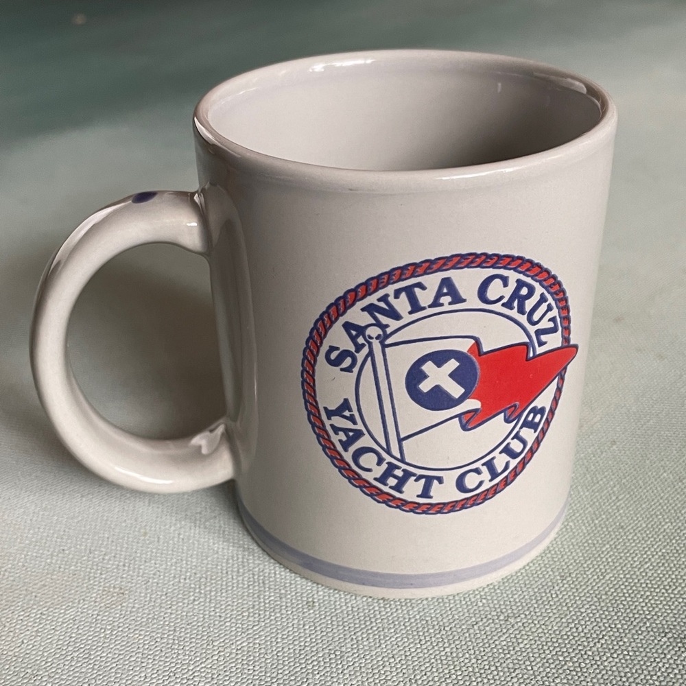 Santa Cruz Yacht Club Mug 8 oz Vintage 1991